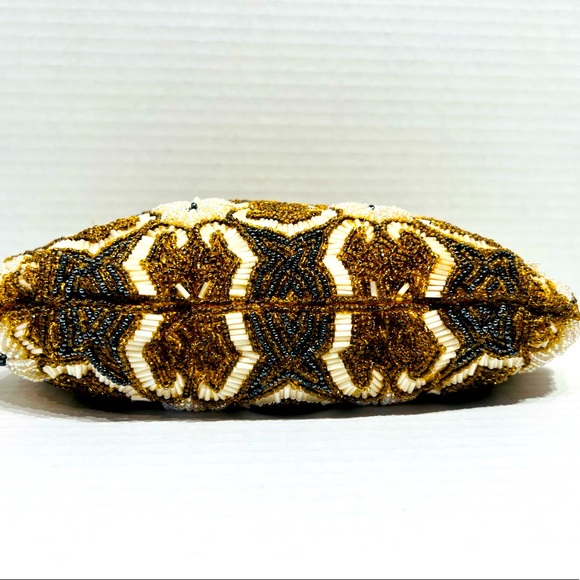 Vintage Unique Frame Bag Antique 30s 40s 50s inspired - Picture 3 of 15